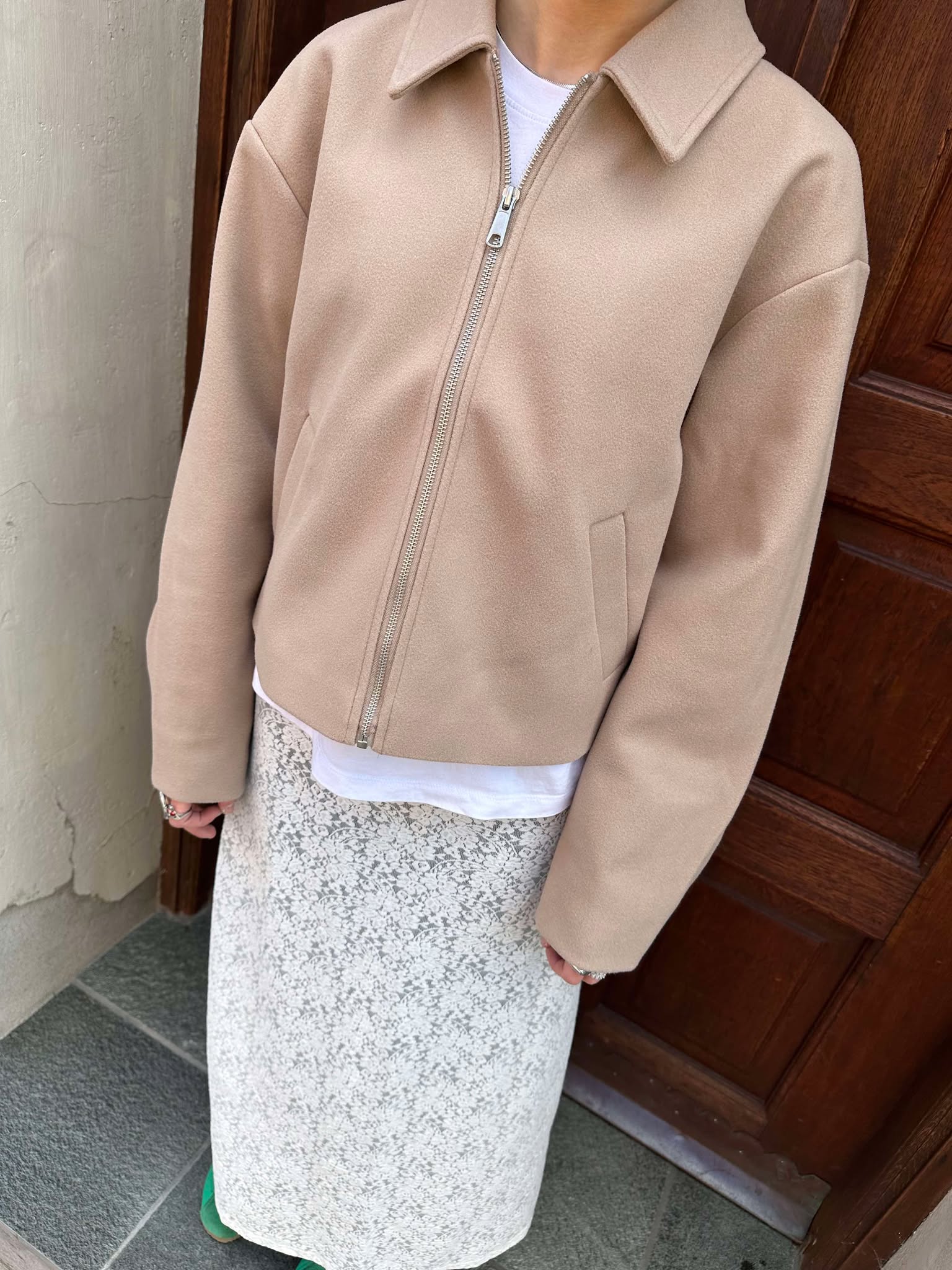 OBJPOLLY Light Jacket - Humus